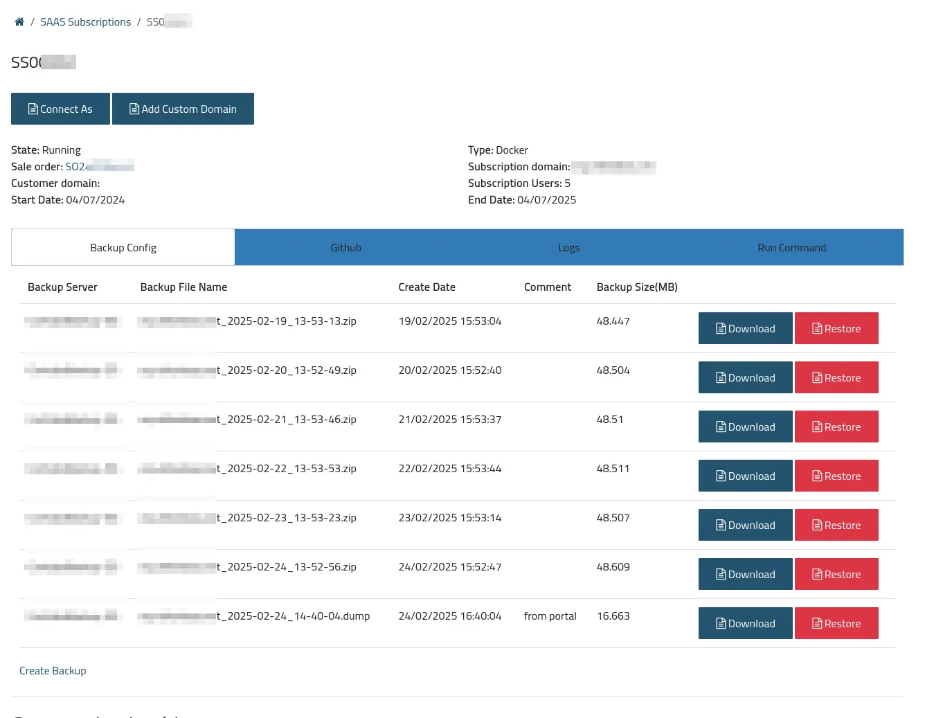 Control backup easly Control backup easly